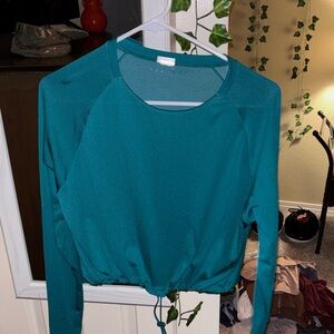 Gymshark: Teal Long Sleeve Top